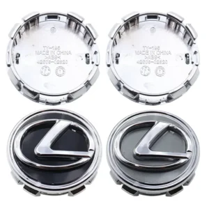 4 Stück neues 62mm Lexus Nabenkappe 3DAutoemblem Radmitte