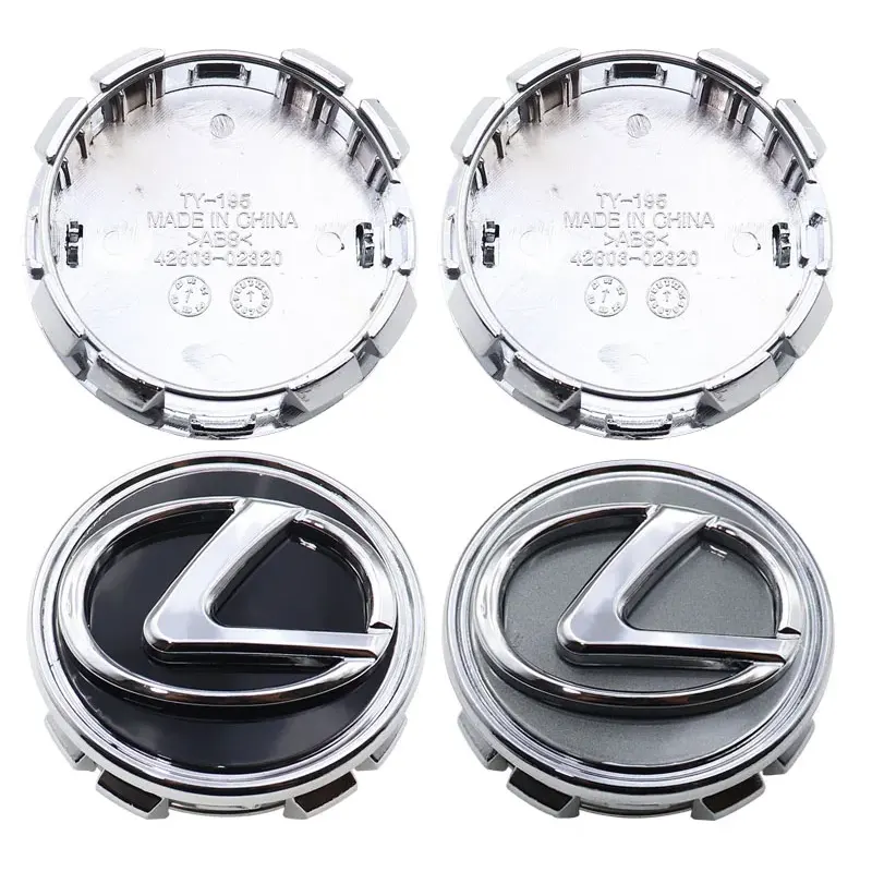 4 Stück neues 62mm Lexus Nabenkappe 3DAutoemblem Radmitte