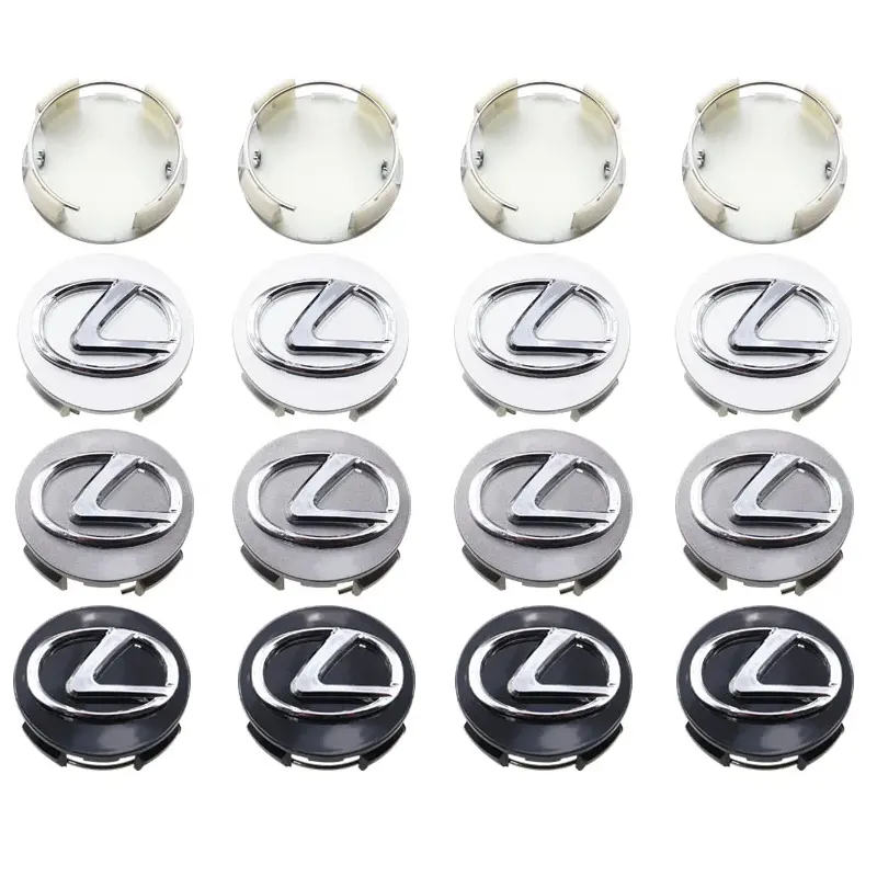 4 Stück 62mm Lexus Nabenkappe Nabendeckel Radkappen alter Stil