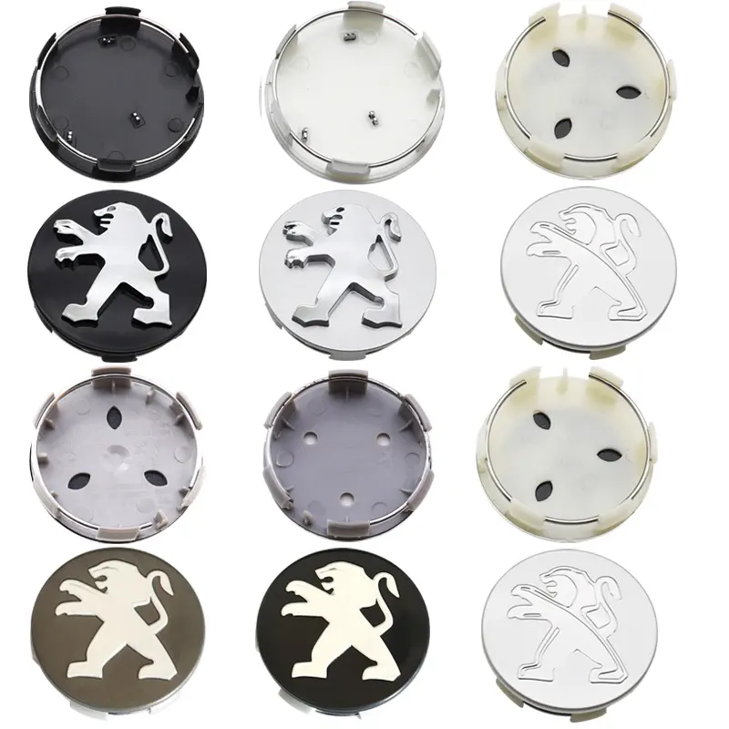 4X Peugeot 60mm Nabendeckel Radkappen RCZ