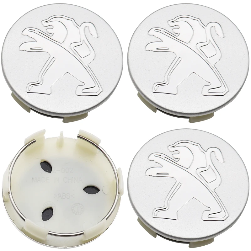 4X Peugeot 60mm Nabendeckel Radkappen RCZ - Image 3