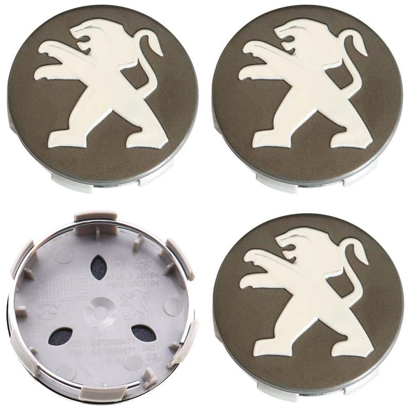 4X Peugeot 60mm Nabendeckel Radkappen RCZ - Image 2