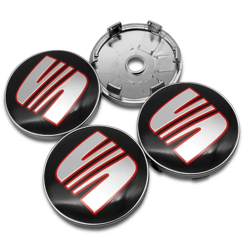 4x Seat 60mm Nabendeckel Radkappen Leon Cupra FR - Image 3