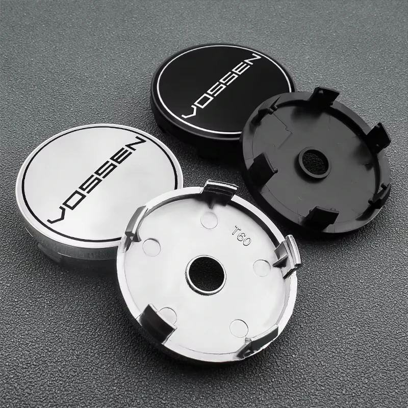 4x 60mm Vossen Nabendeckel Radkappen