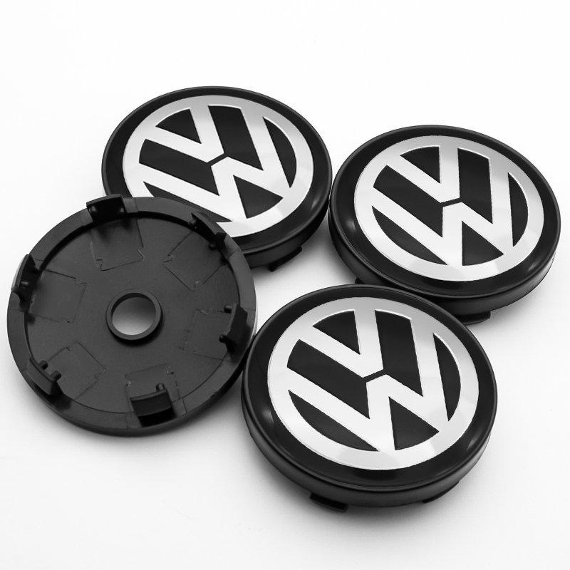 4X 60mm Volkswagen Nabendeckel Radkappen - Image 5