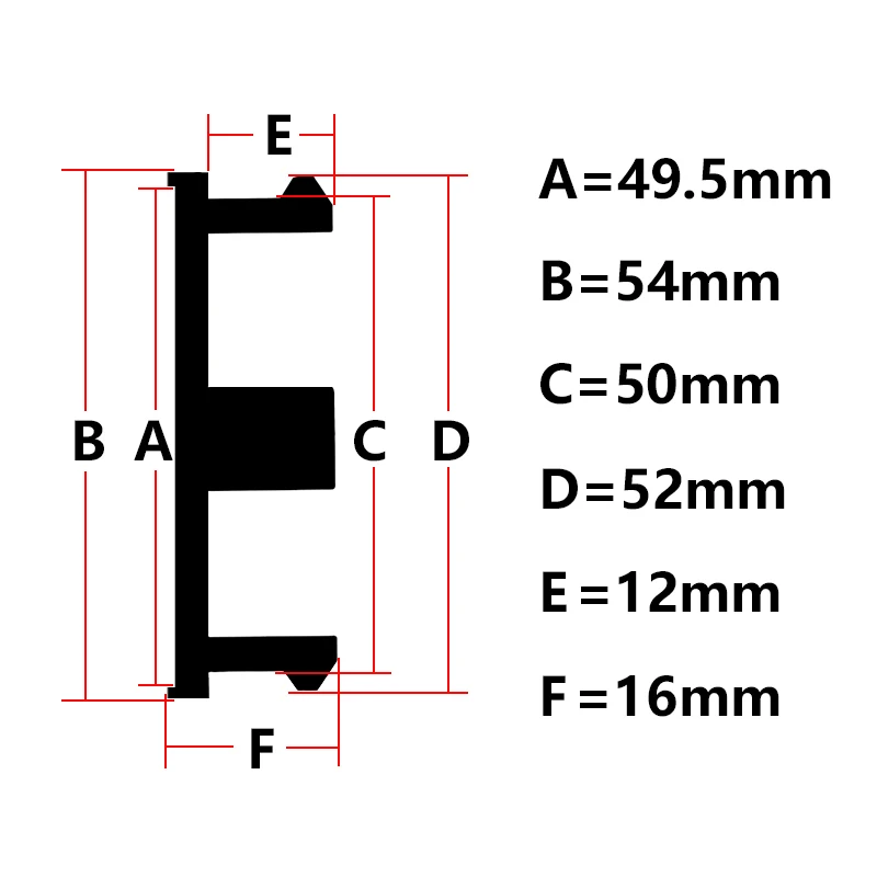 4X 54mm Nabendeckel Radkappen - Image 2