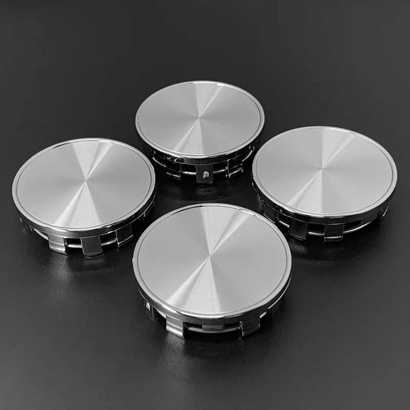 4X 54mm Nabendeckel Radkappen Rot - Image 2