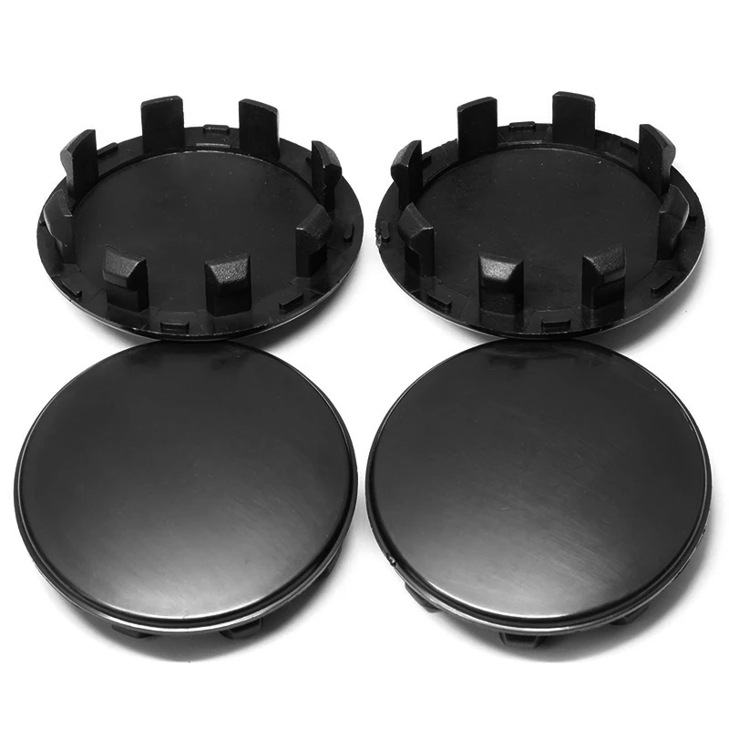 4X 58mm Nabendeckel Radkappen