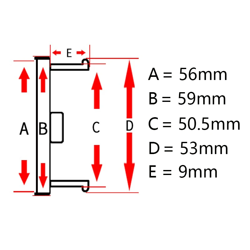 4X 59mm Nabendeckel Radkappen - Image 5