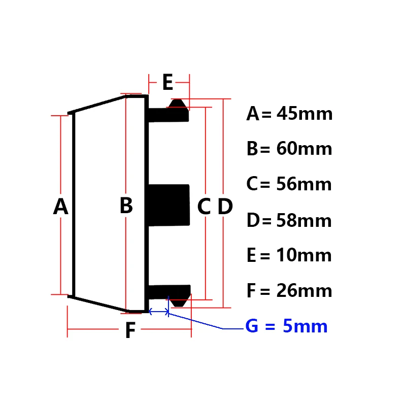 4X 60mm Nabendeckel Radkappen - Image 2