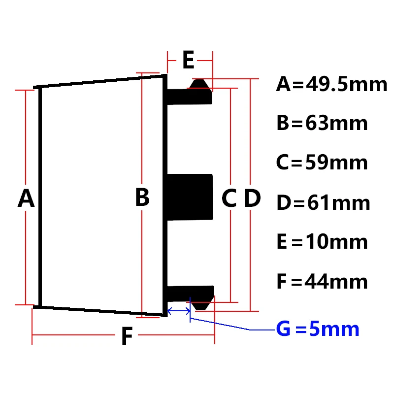 4X 63mm Nabendeckel Radkappen - Image 3