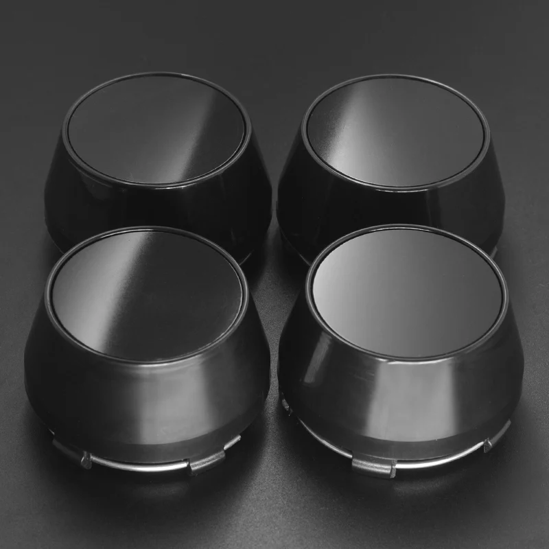 4X 60mm Nabendeckel Radkappen Rot - Image 4
