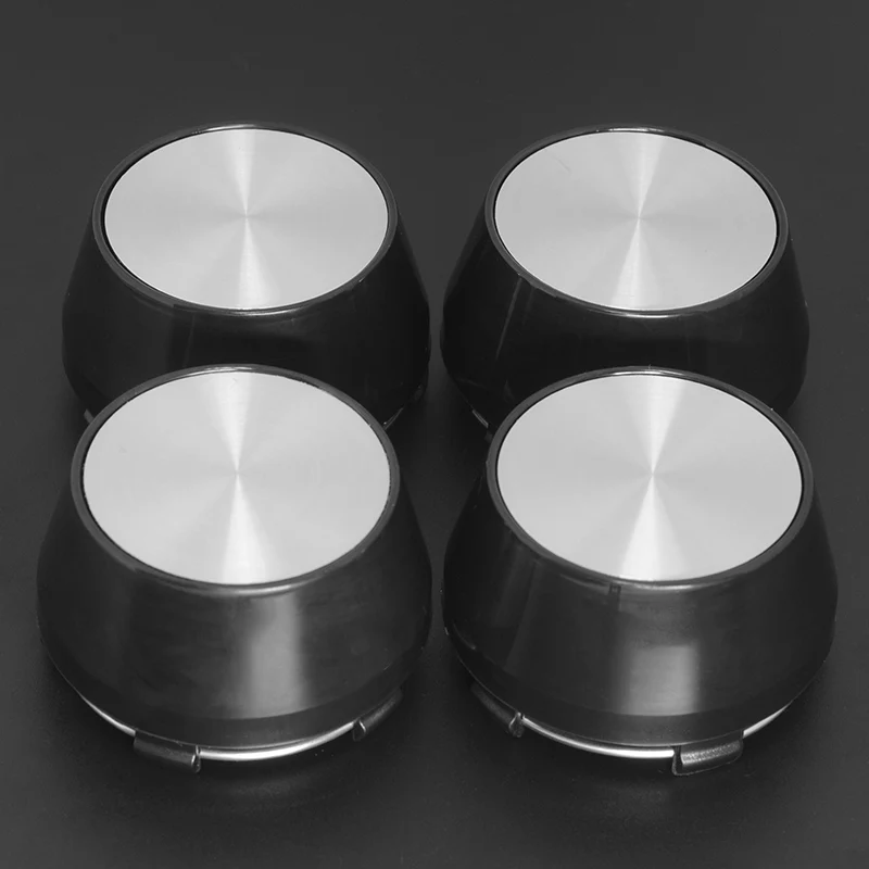 4X 60mm Nabendeckel Radkappen Rot - Image 3